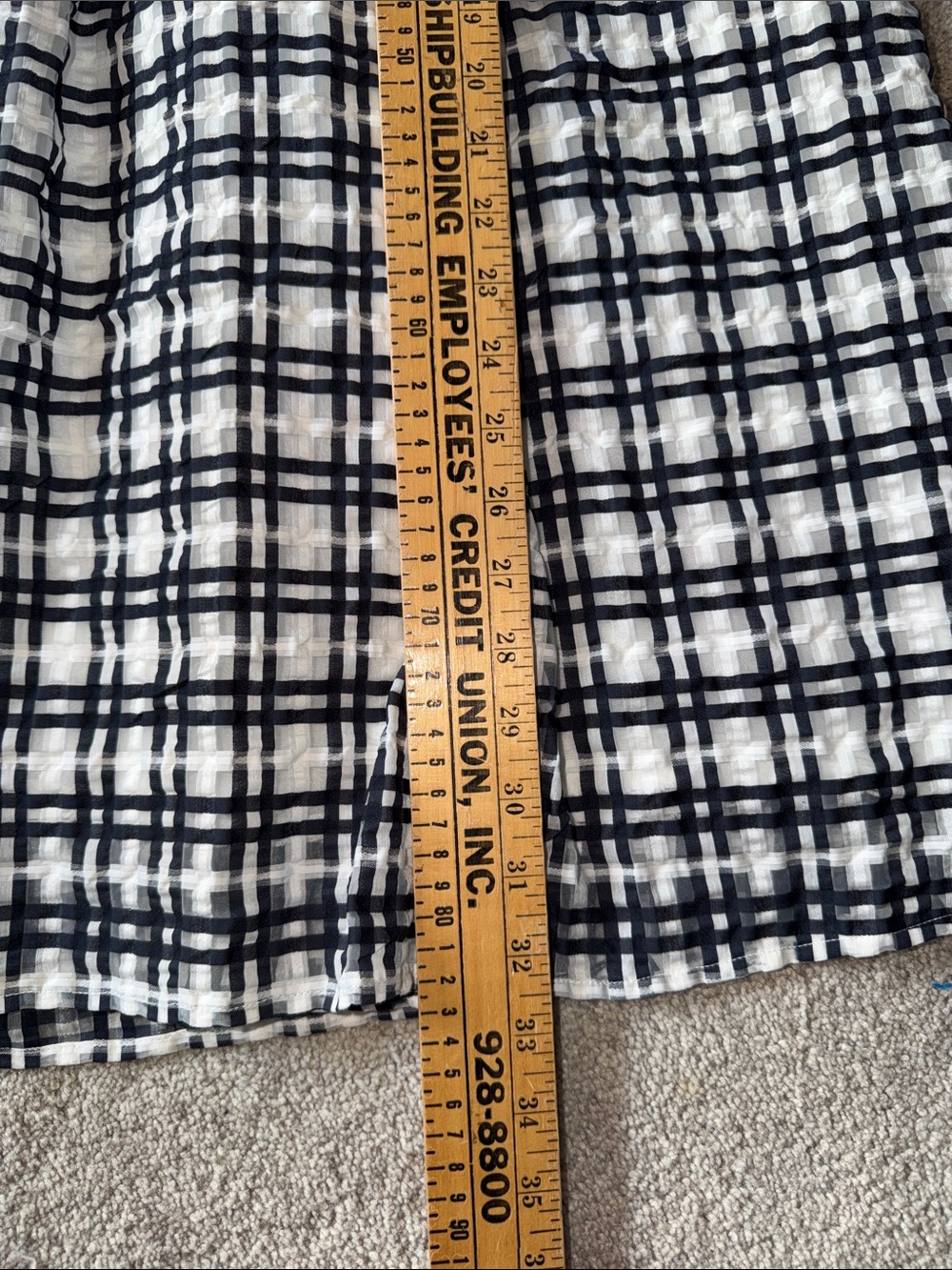 Maeve by Anthropologie navy and White Overlay Skirt Circle Midi Size 6P NWT - Picture 11 of 11